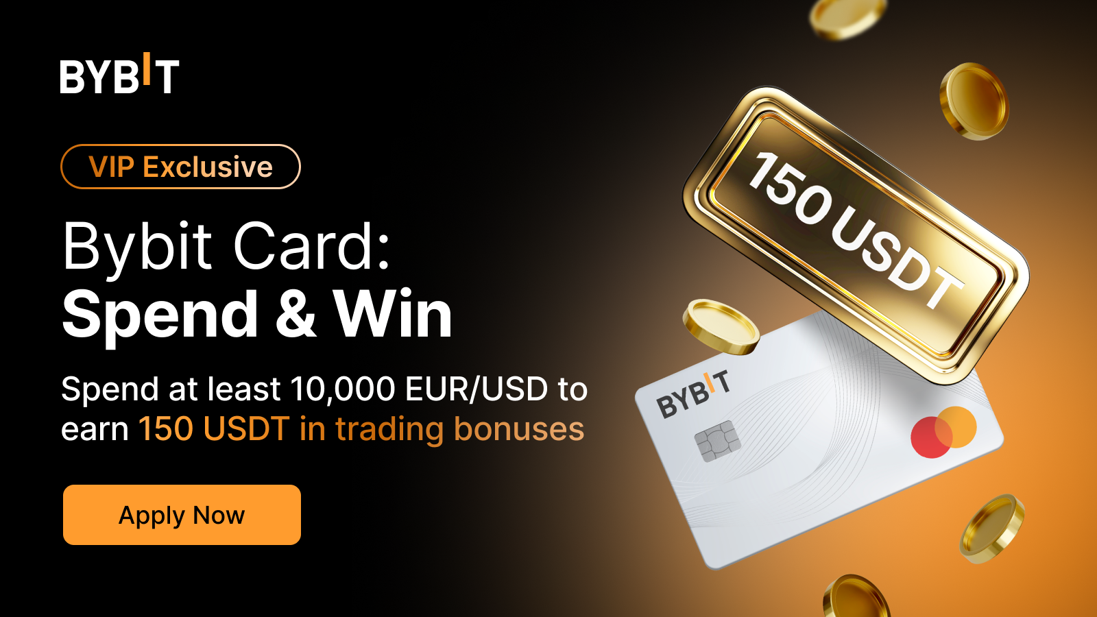 [VIP Exclusive] Bybit Card: Spend and Win 150 USDT